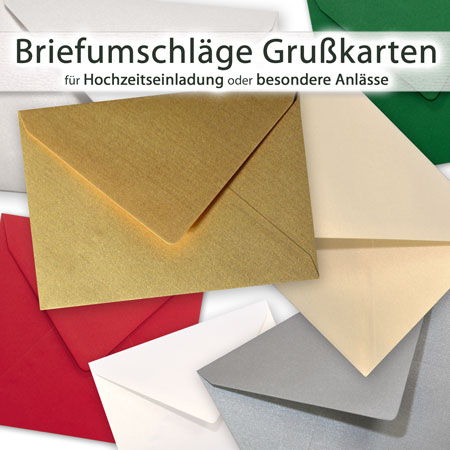 Briefumschläge Hochzeitseinladung