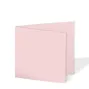 Doppelkarte - Faltkarte 15x15cm, 240g/m² in babypink