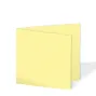 Doppelkarte - Faltkarte 15x15cm, 240g/m² in gelb