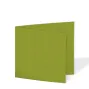 Doppelkarte - Faltkarte 15x15cm, 220g/m² in kraft grün