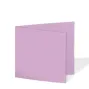 Doppelkarte - Faltkarte 15x15cm, 220g/m² in lavendel