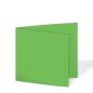 Doppelkarte - Faltkarte quadratisch 15x15cm, 210g/m² in struktur apfelgrün