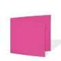 Preview: Doppelkarte - Faltkarte 15x15cm, 220g/m² in struktur pink