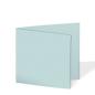 Doppelkarte - Faltkarte quadratisch 15x15cm, 210g/m² in struktur puderblau