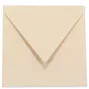 Briefumschlag quadratisch 16x16cm in creme