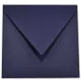 Briefumschlag quadratisch 16x16cm in nachtblau