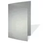 Preview: Doppelkarte - Faltkarte 250g/m² DIN A6 in metallic silber