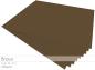 Cardstock "Premium" - Bastelpapier 220g/m² DIN A4 in braun - 25 Bogen