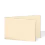 Doppelkarte - Faltkarte 240g/m² DIN A6 quer in creme