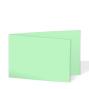 Doppelkarte - Faltkarte 240g/m² DIN A6 quer in pastell grün