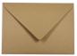 Briefumschläge - Briefhüllen in kraft sand, DIN B6 100g/m² oF, Nassklebung