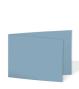 Doppelkarte - Faltkarte 220g/m² DIN B6 quer in graublau