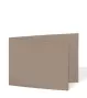 Doppelkarte - Faltkarte 220g/m² DIN B6 quer in taupe