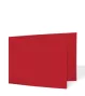 Doppelkarte - Faltkarte 240g/m² DIN B6 quer in weihnachtsrot