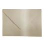 Preview: Briefumschlag DIN C6 120g/m² oF Nassklebung in metallic sand