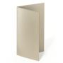 Faltkarte DIN Lang  250g/m²  in metallic-sand