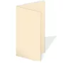 Faltkarte DIN Lang  240g/m²  in creme