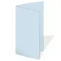 Faltkarte DIN Lang  240g/m²  in hellblau