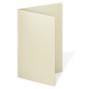 Doppelkarte - Faltkarte blanko 250g/m² DIN A6 in metallic ivory