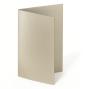 Doppelkarte - Faltkarte blanko 250g/m² DIN A6 in metallic sand