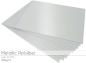 Scrapbooking-/ Bastelpapier 300g/m² DIN A3 in metallic-persilber
