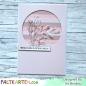 Preview: Cardstock "Struktur" - Bastelpapier 210g/m² DIN A4 in struktur zartrose - 25 Bogen