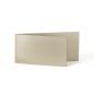 Faltkarte DIN Lang quer 250g/m²  in metallic-sand