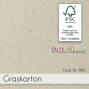 Cardstock "Recycling" 12"x12"  300g/m² (30,5 x 30,5cm) in Graskarton