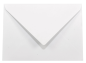 Briefumschlag DIN A7 100g/m² oF Nassklebung in puderweiss