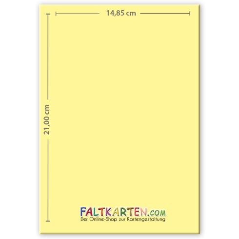 Karte - Einlegekarte DIN A5 240g/m² in pastell-lila