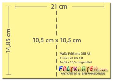 Doppelkarte - Faltkarte 250g/m² DIN A6 in himbeere