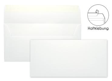 Briefumschlag DIN-Lang Haftklebung in weiss