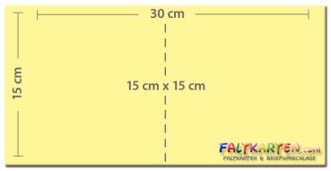 Doppelkarte - Faltkarte 15x15cm, 250g/m² in recycling bermgras