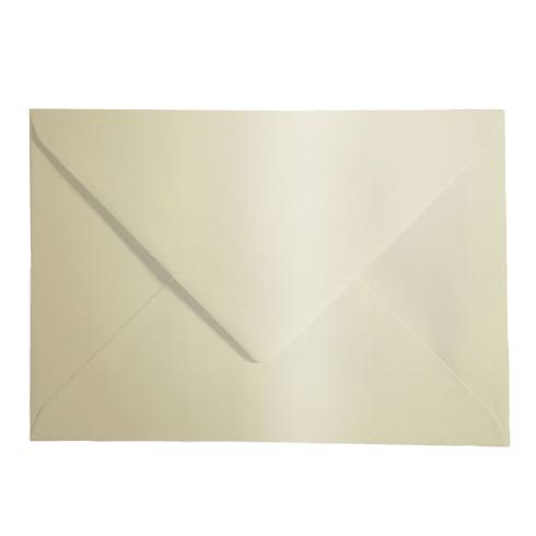 Briefumschlag DIN C6 120g/m² oF Nassklebung in metallic ivory