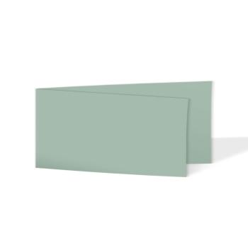 Faltkarte DIN Lang quer 220g/m²  in eukalyptus