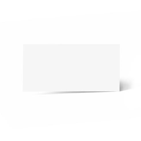 Karte - Einlegekarte DIN Lang 300g/m² in recycling weiss