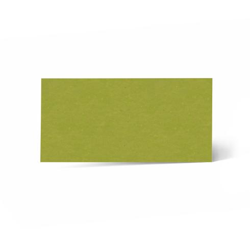 Karte - Einlegekarte DIN Lang 220g/m² in kraft grün