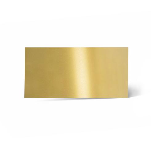 Karte - Einlegekarte DIN Lang 250g/m² in metallic gold
