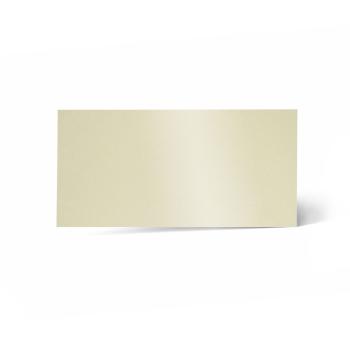 Karte - Einlegekarte DIN Lang 250g/m² in metallic ivory