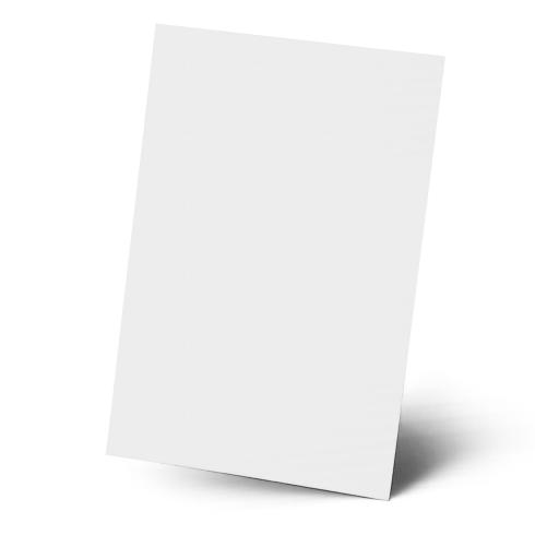 Karte - Einlegekarte DIN A5 220g/m² in puderweiss