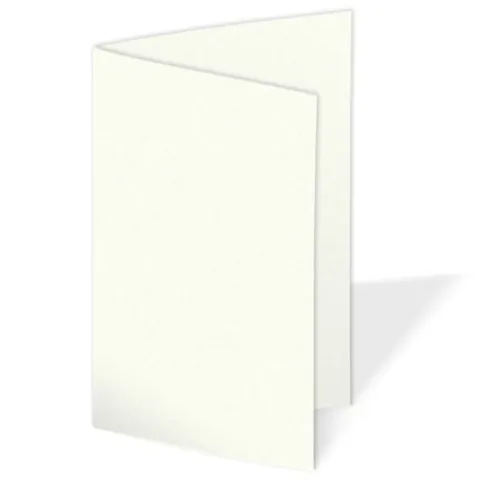 Faltkarte 240g/m² DIN A7 in elfenbein