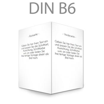 Klappkarte blanko DIN B6 (eigenes Design)