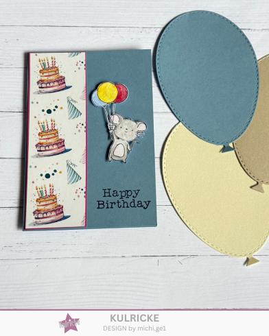 Cardstock "Premium" - Bastelpapier 220g/m² DIN A4 in graublau - 5 Bogen