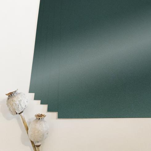 Cardstock "Metallic" - Bastelpapier 250g/m² DIN A4 in metallic-grün