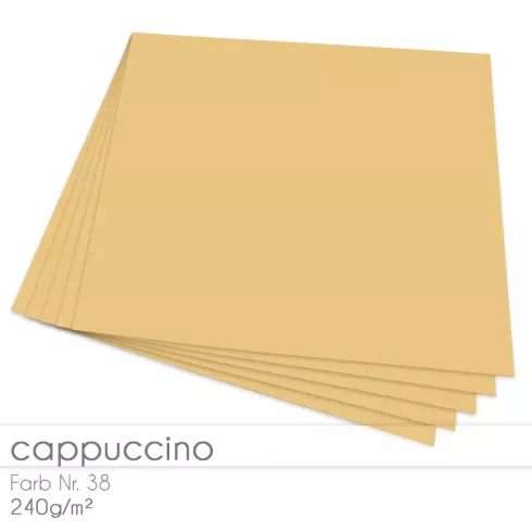 Cardstock "Premium" 12"x12" 240g/m² (30,5 x 30,5cm) in cappuccino