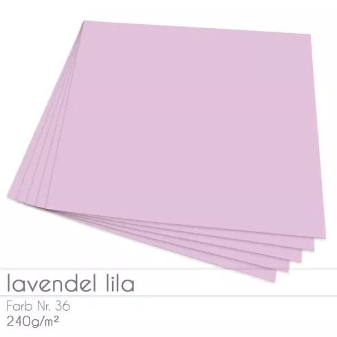 Cardstock "Premium" 12"x12" 220g/m² (30,5 x 30,5cm) in lavendel