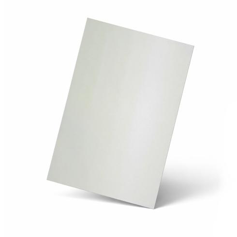Karte - Einlegekarte DIN B6 300g/m² in metallic polarweiss