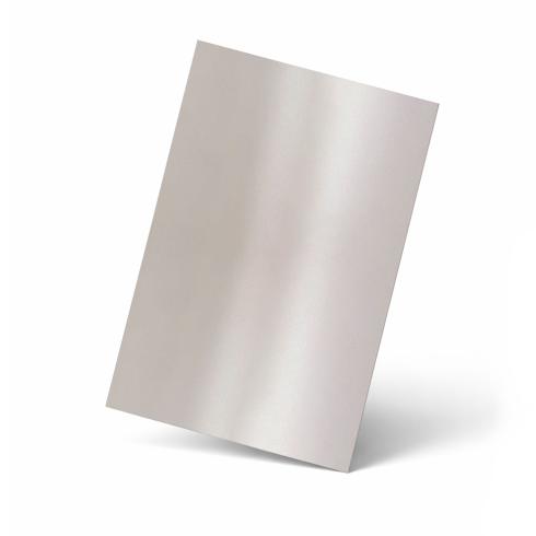 Karte - Einlegekarte DIN B6 300g/m² in metallic puderrosa