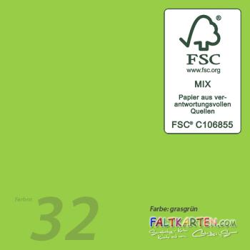 Cardstock 12"x24" 240g/m² (30,5 x 61cm) in grasgrün