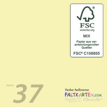 Cardstock 12"x24" 240g/m² (30,5 x 61cm) in hellcreme